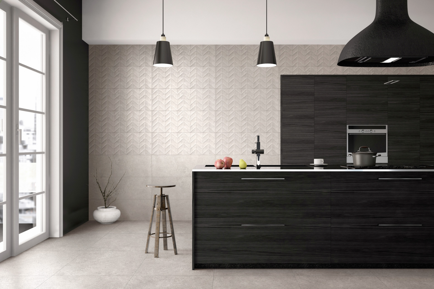 Caixa 1,08m2 Work Grey Adz C3 60x60cm Marazzi