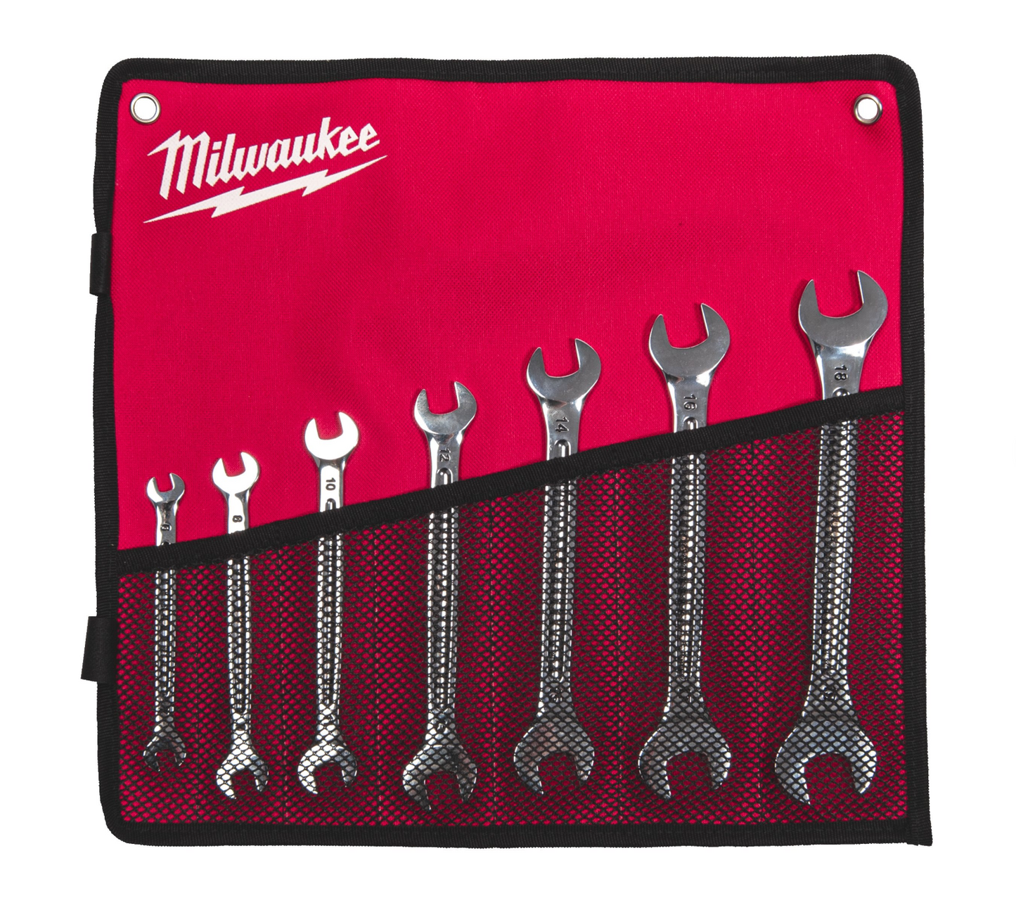 Jogo de chaves de bocas duplas Milwaukee 7pcs