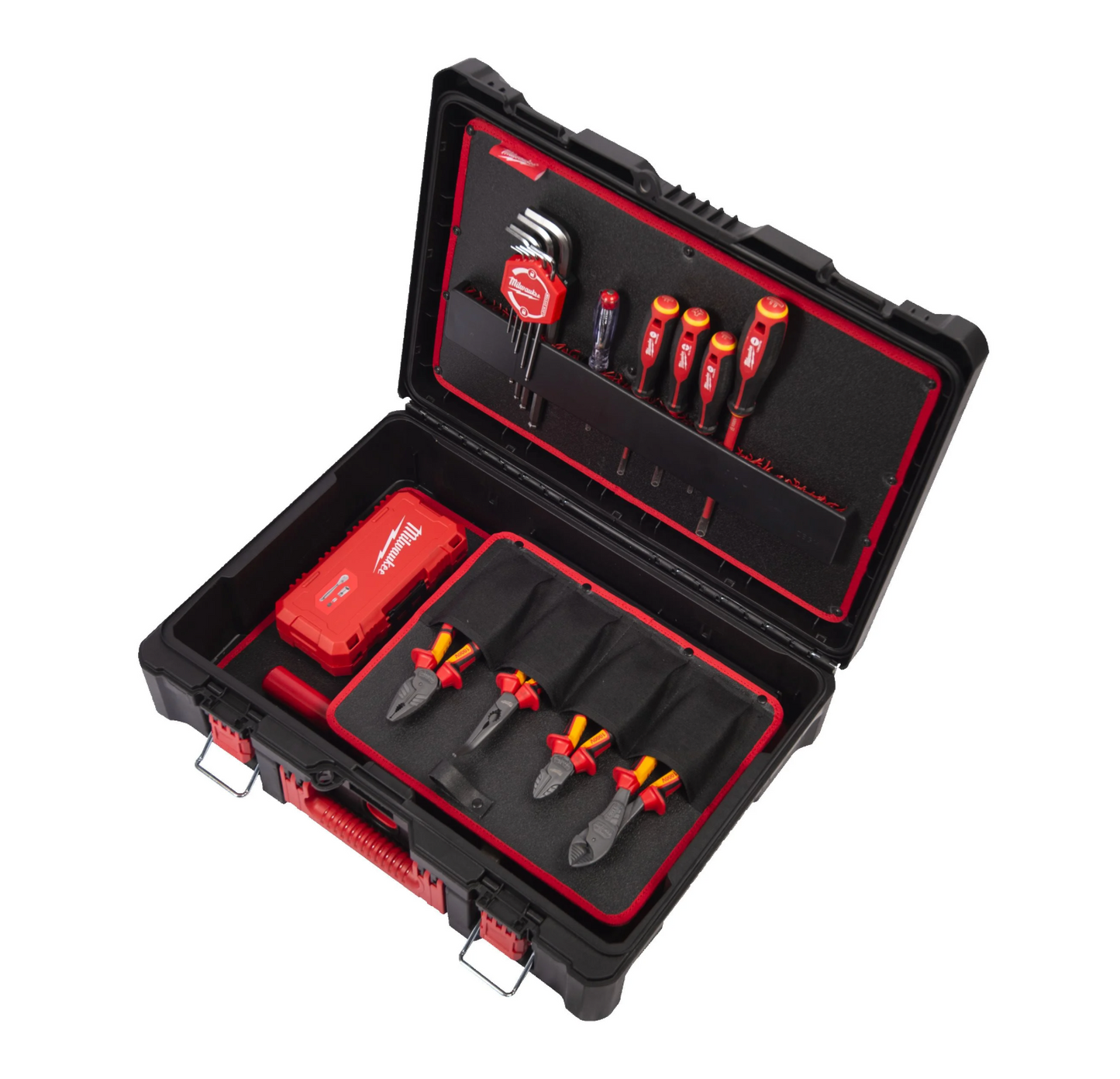 Conjunto para eletricista PACKOUT 62 peças Milwaukee