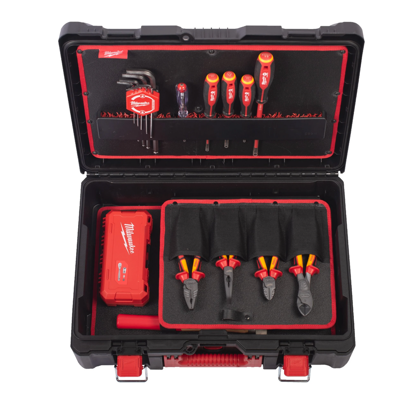 Conjunto para eletricista PACKOUT 62 peças Milwaukee