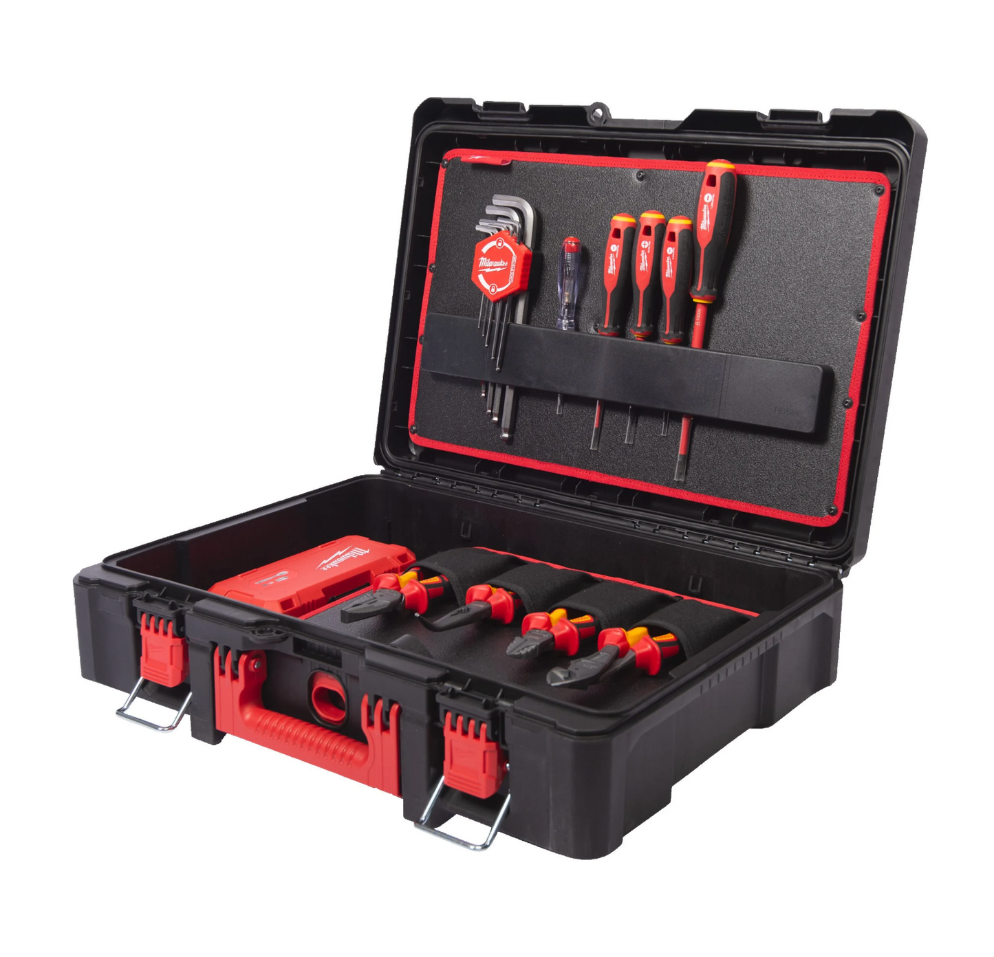 Conjunto para eletricista PACKOUT 62 peças Milwaukee