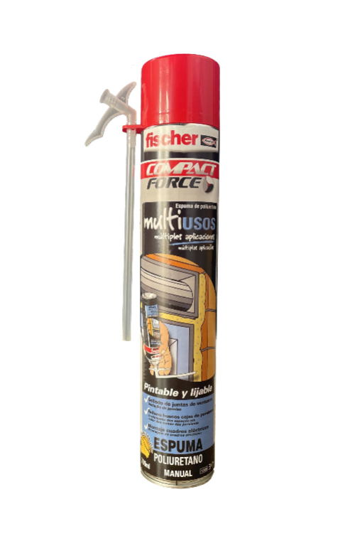 Lata de espuma construção manual 700 ml Fischer
