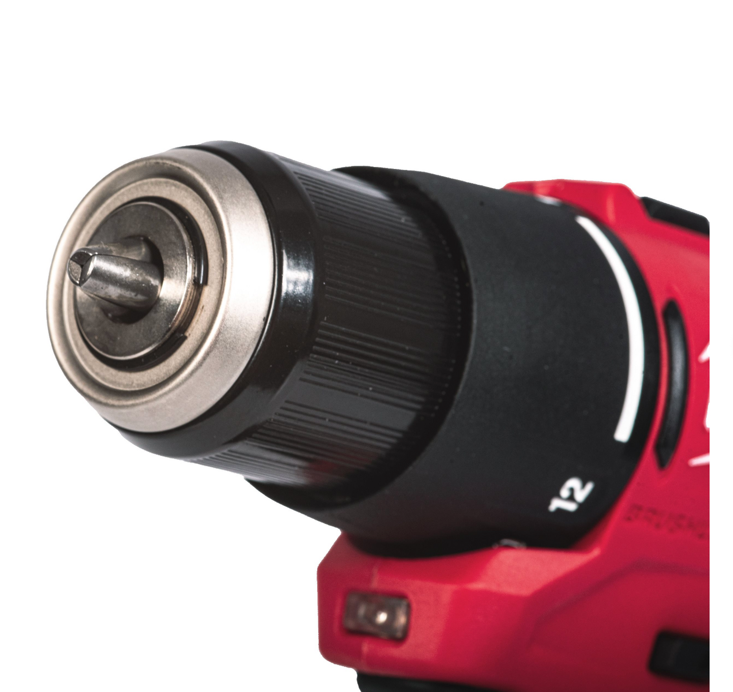 Broca de percussão subcompacta M12 + Bateria 2Ah + Carregador + Mala Milwaukee M12 BLPDRC-202C