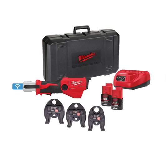Prensa hidráulica subcompacta U-SET Milwaukee M12 HPT-202C, modelo M12 Force Logic