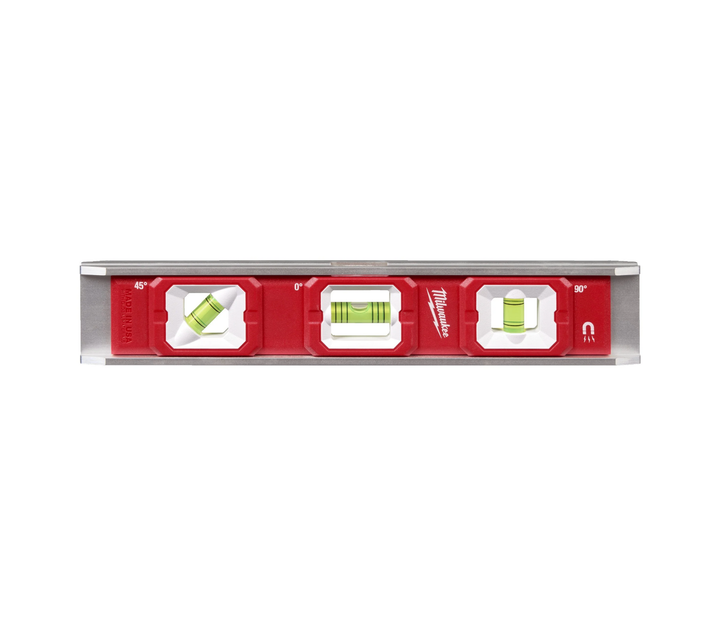 Nível de torpede com 3 bolhas, 25 cm, Milwaukee