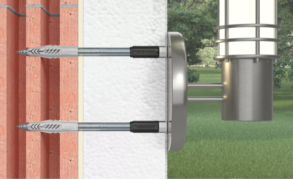 Caixa com 2 unidades de fixações para fachadas com isolamento térmico TherMax 8/100 M6 Fischer