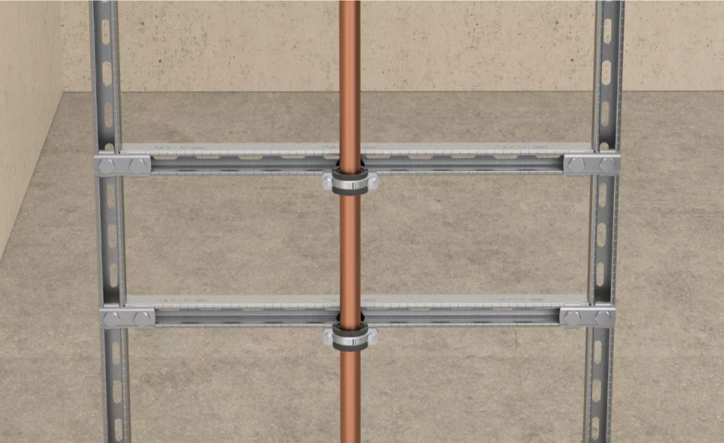 Braçadeira para tubos FRS-L 156-163 M8/M10 Universal Fischer