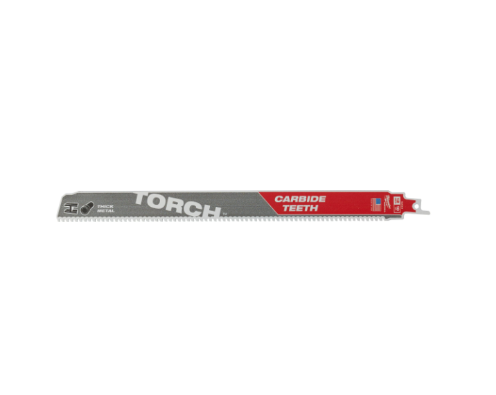 Lâminas de serra sabre Sierra Metal Heavy Duty TCT de carboneto Torch 300x10 mm Milwaukee
