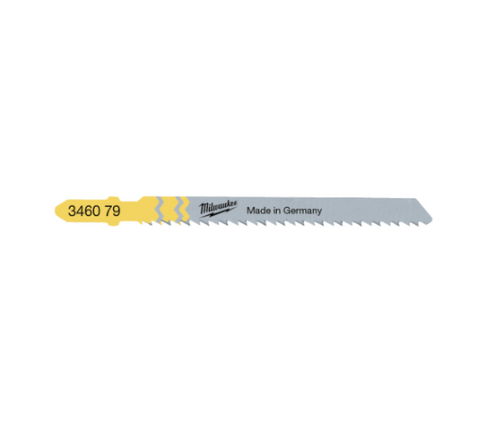 Pack de 5 lâminas de serra para bancadas e laminados, 75x2,5 mm, T 101 BR, Milwaukee