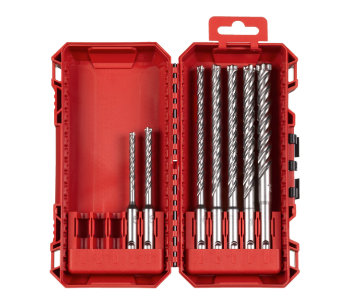 Conjunto de 7 brocas SDS-Plus de 4 cortes MX4 NG Milwaukee