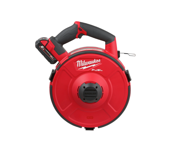 Passa-cabos de aço M18 Fuel + 2 baterias de 2 Ah + carregador Milwaukee M18 FPFT-202 36 m ST SET