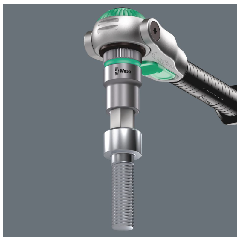Conjunto de 9 chaves de caixa hexagonais Zyklop com função de retenção Wera 8740 C HF 1