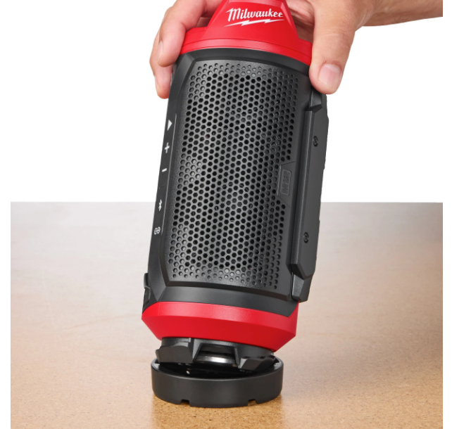 Coluna M12 com Bluetooth compatível com Packout Milwaukee M12 SPEJSG2-0