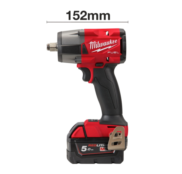 Chave de impacto de torque médio M18 FUEL 1/2" Com anel de fricção Milwaukee M18 FMTIW2F12-502X