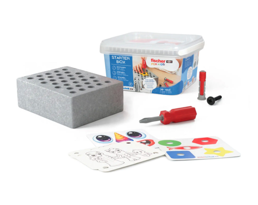 Conjunto de construção infantil Starter-Box Fischer para crianças a partir dos 3 anos Fischertechnik 579434