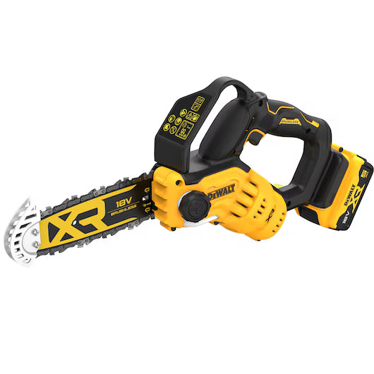 Sierra de Poda XR 18V 20cm + batería 5Ah + Cargador Dewalt DCMPS520P1