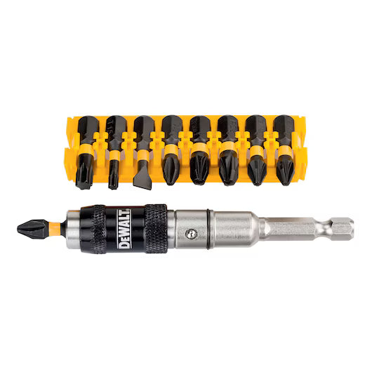 Conjunto de 10 pontas com porta-pontas Dewalt DT70518T