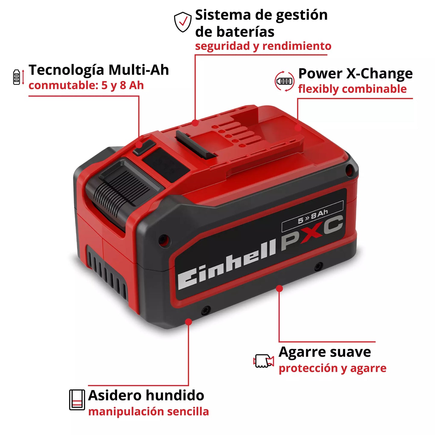 Bateria 5-8Ah multi PXC+ Einhell