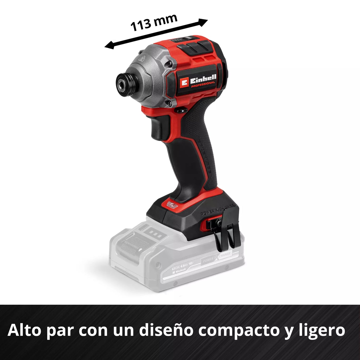Chave de impacto 250 Nm 18 V TP-CI 18/250-C Li BL - Apenas Einhell