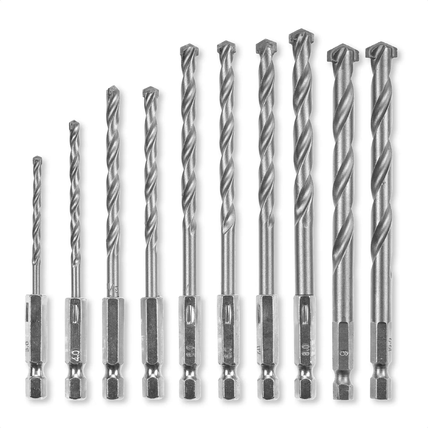 Juego de brocas para piedra S-CASE LS 10pcs Einhell 49108743