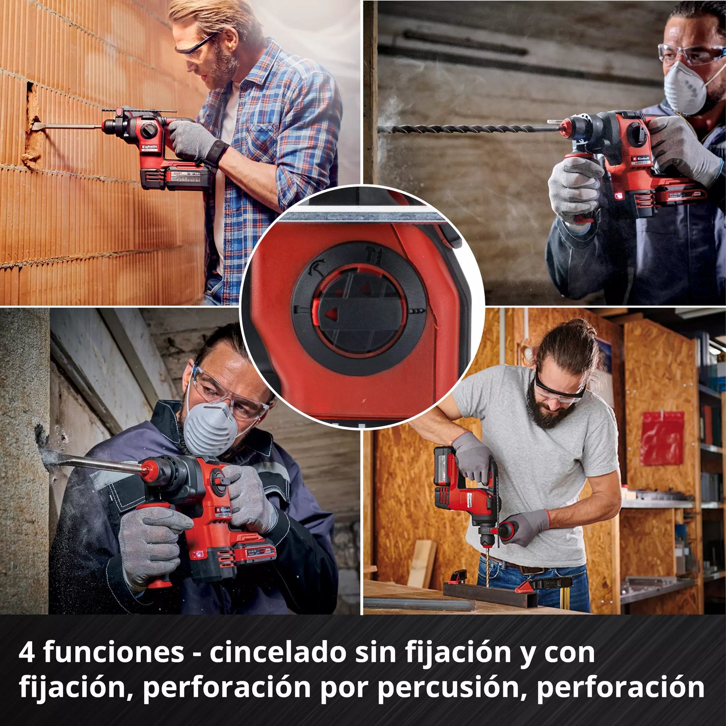 Martelo perfurador SDS-Plus 18 V 2,2 J Einhell HEROCCO 18/20