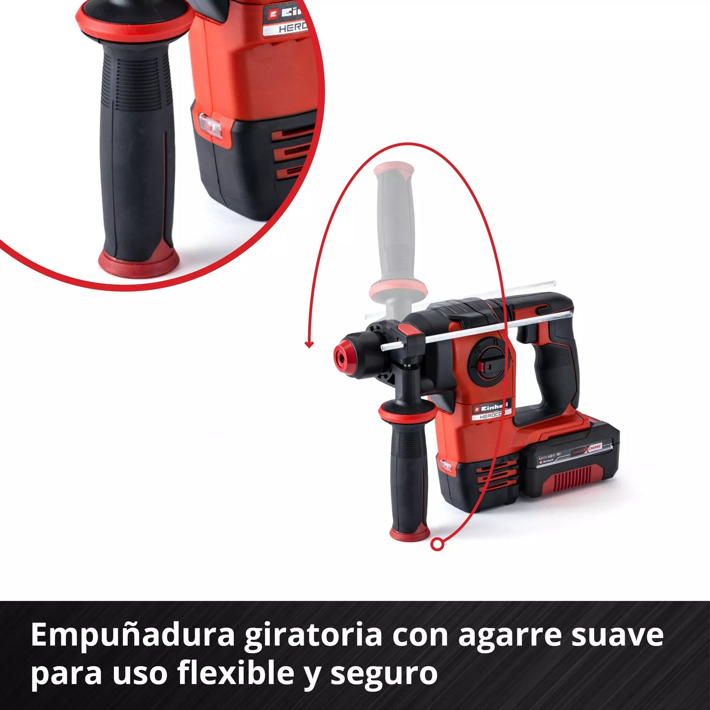 Martelo perfurador SDS-Plus 18 V 2,2 J Einhell HEROCCO 18/20