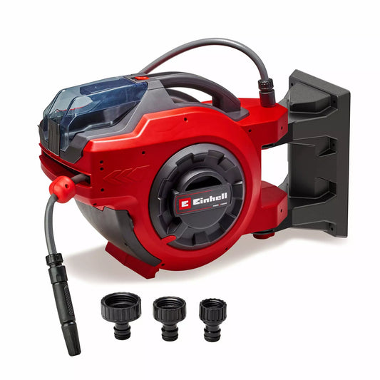 GE-HR 18/30 Li-Solo Carretel de mangueira alimentado por bateria Einhell