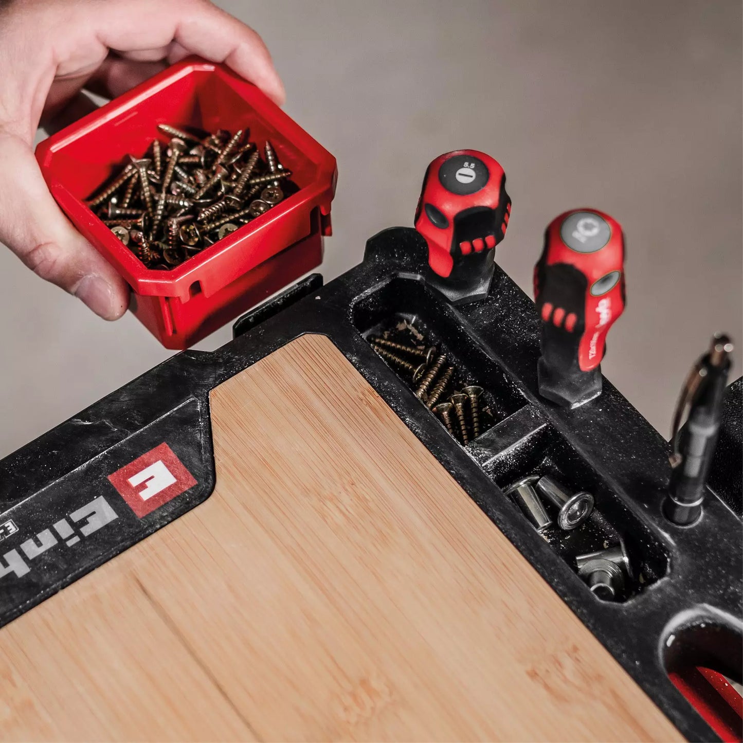 Mesa de trabalho Einhell E-Case