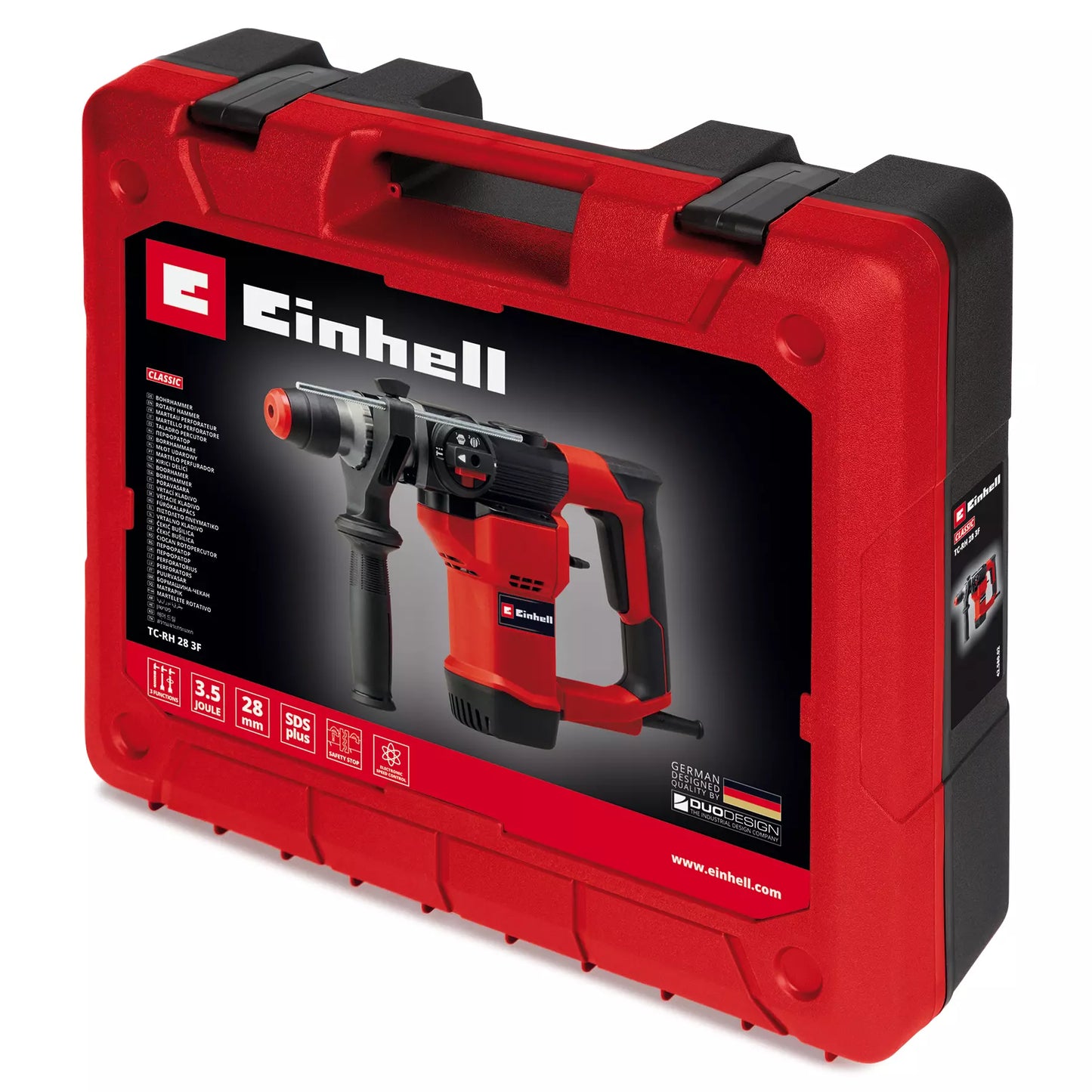 Martelo perfurador SDS-Plus 950 W 3,5 J Einhell TC-RH 28 3F