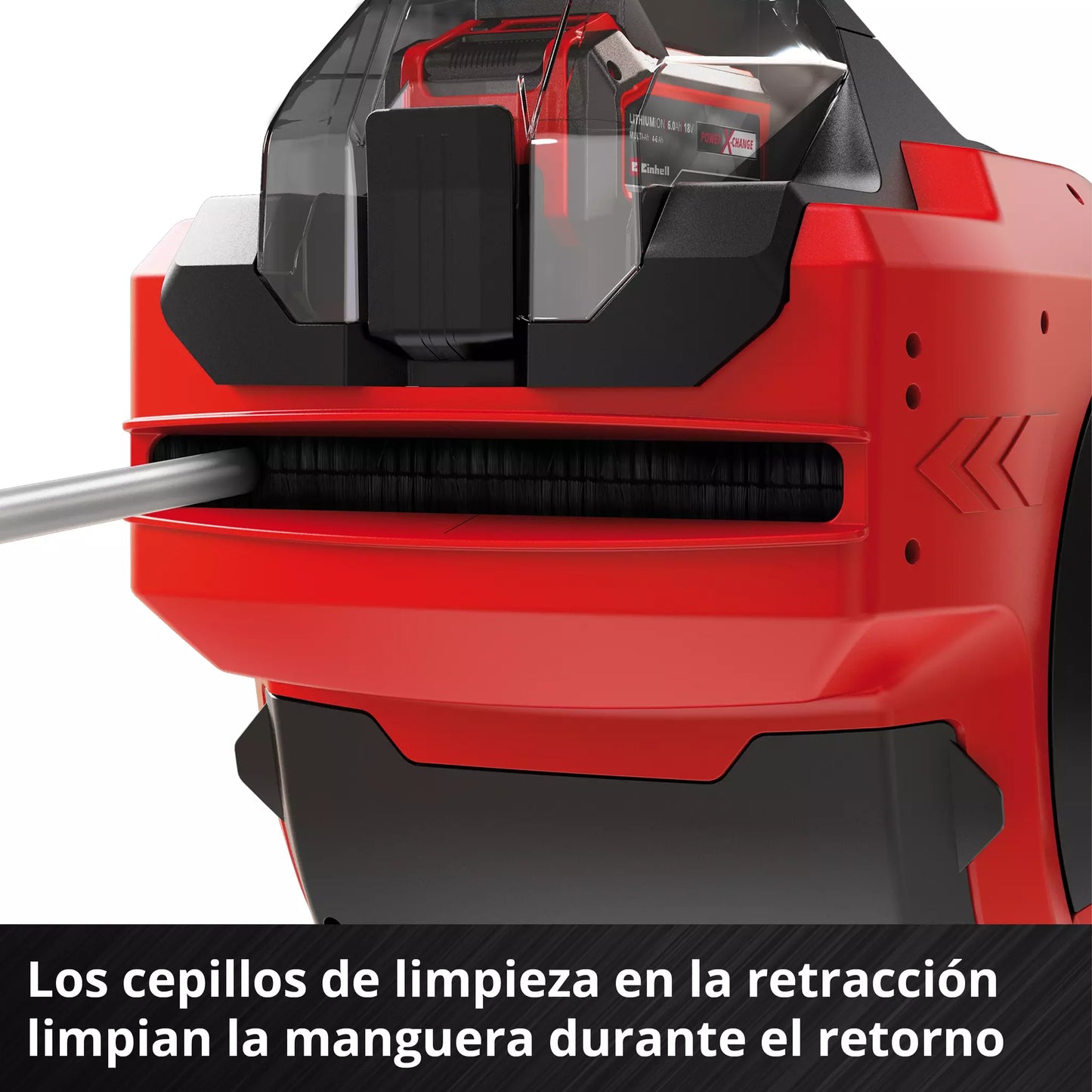 GE-HR 18/30 Li-Solo Carretel de mangueira alimentado por bateria Einhell