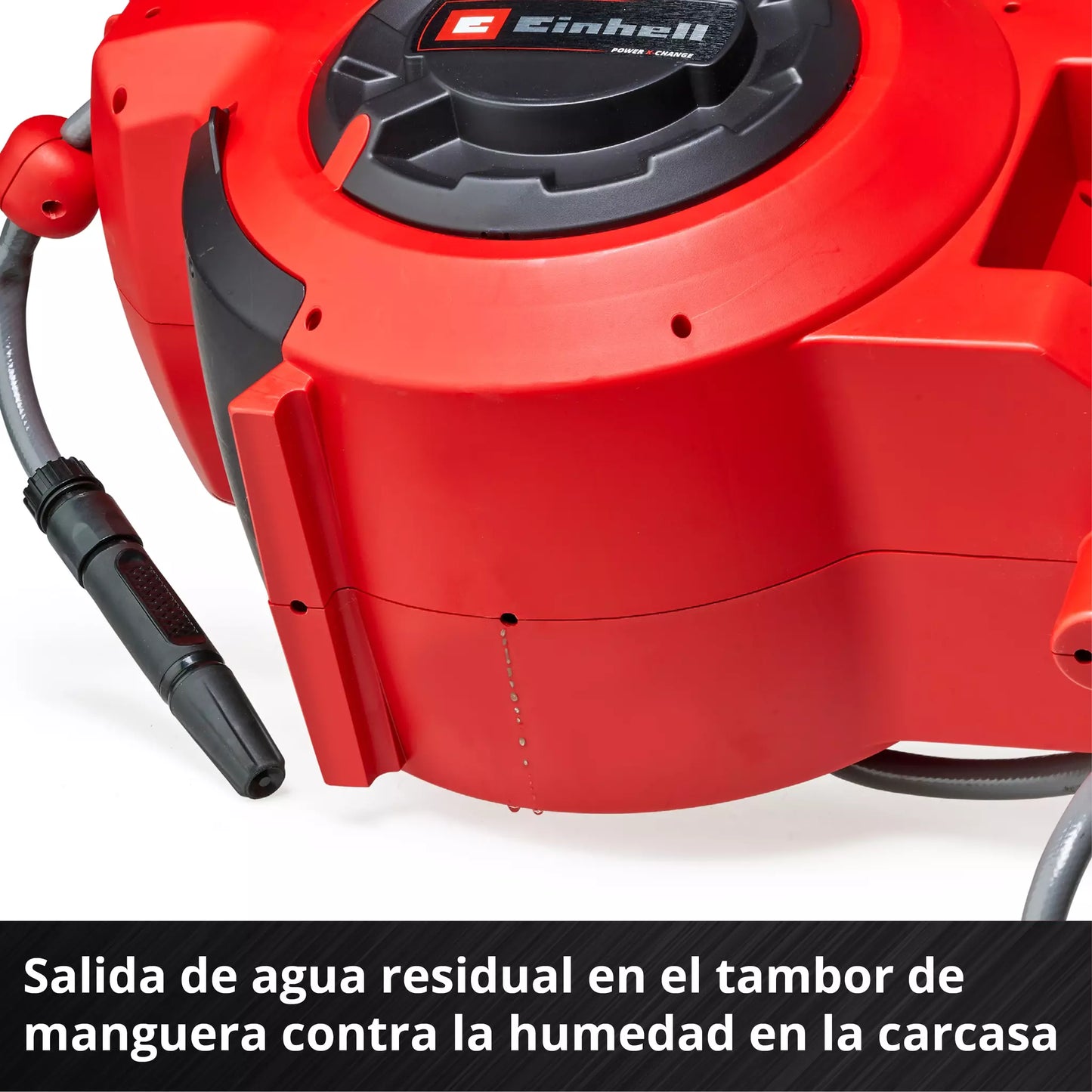 GE-HR 18/30 Li-Solo Carretel de mangueira alimentado por bateria Einhell