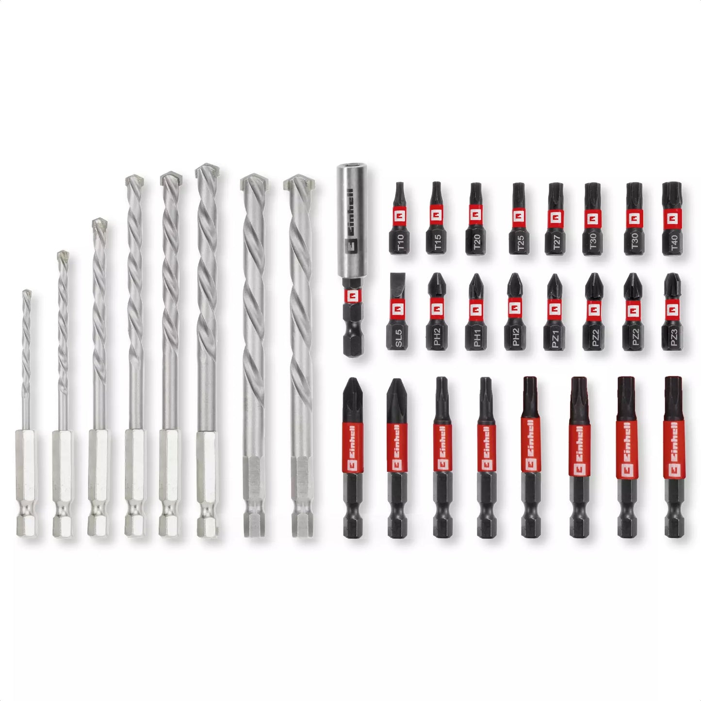 Conjunto de brocas para betão e brocas de perfuração Einhell M-CASE 33pcs 49108753
