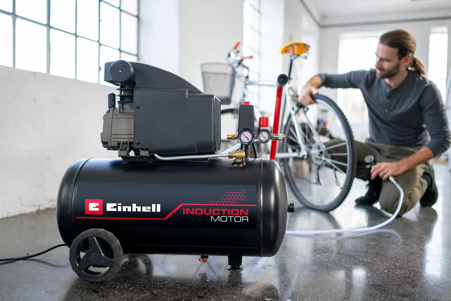 Compressor de ar 50 L 1800 W Einhell TC-AC 270/50/10