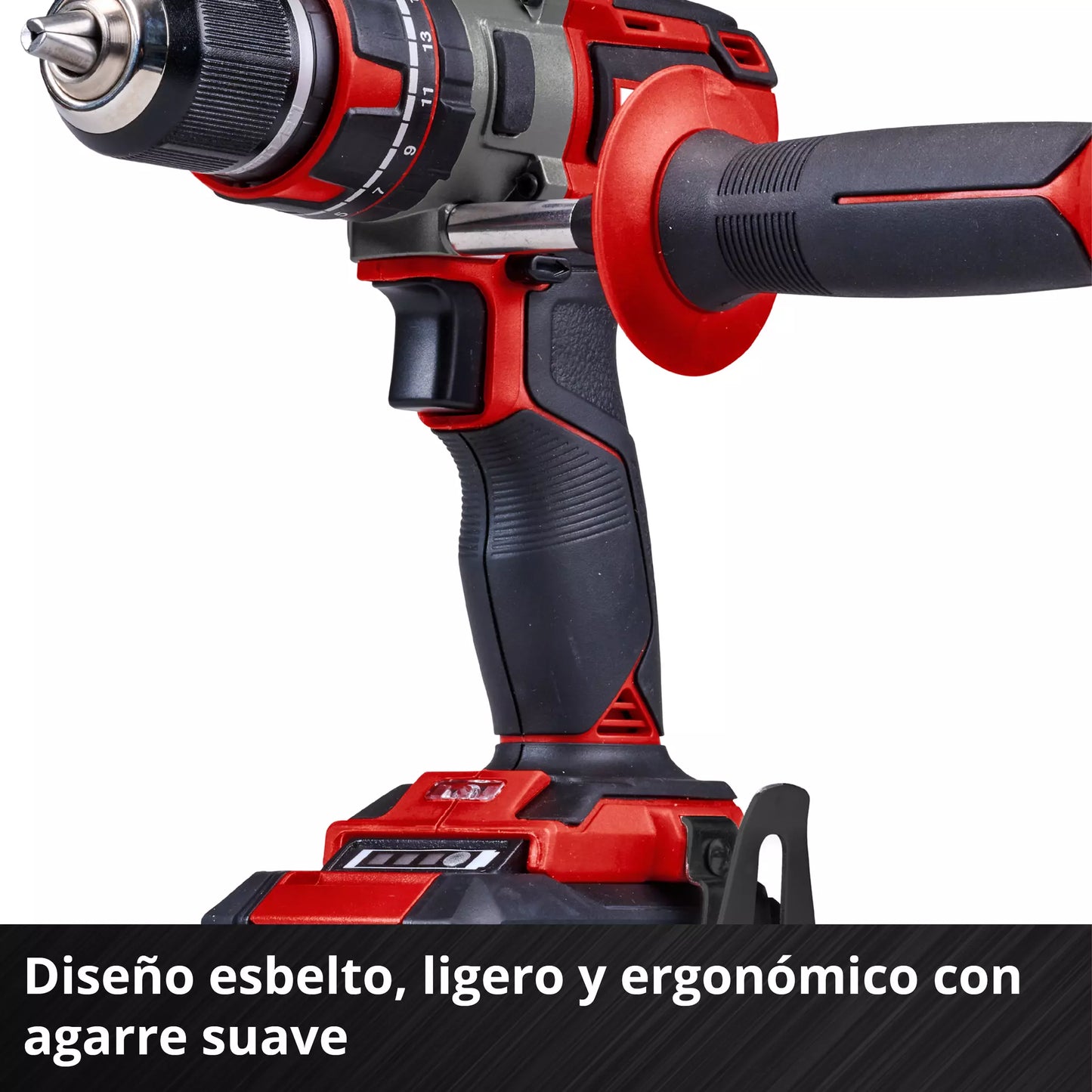 Berbequim de percussão 18 V + 2 baterias de 2 Ah + carregador + mala Einhell TP-CD 18/80 Li-i BL