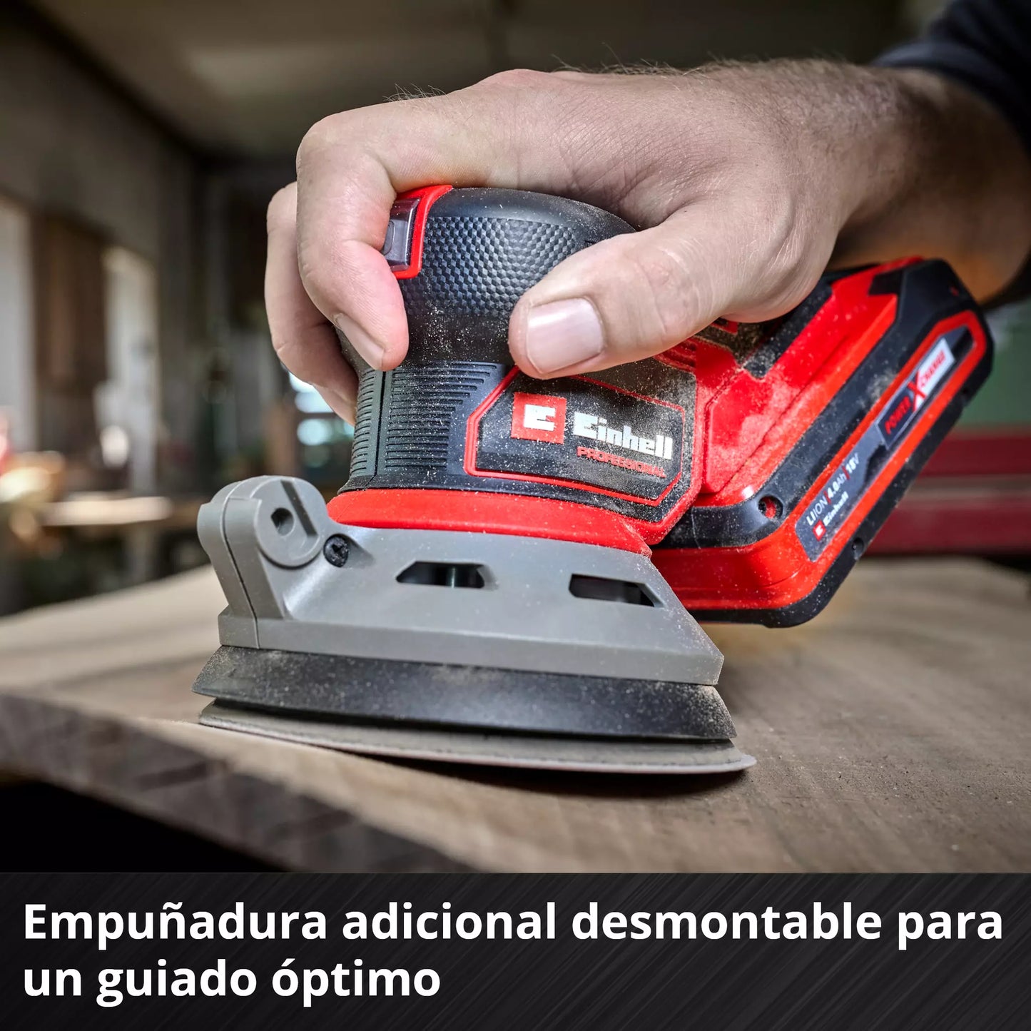 Lixadora excêntrica 18 V 125 mm Einhell TP-RS 18/32 Li BL – Solo