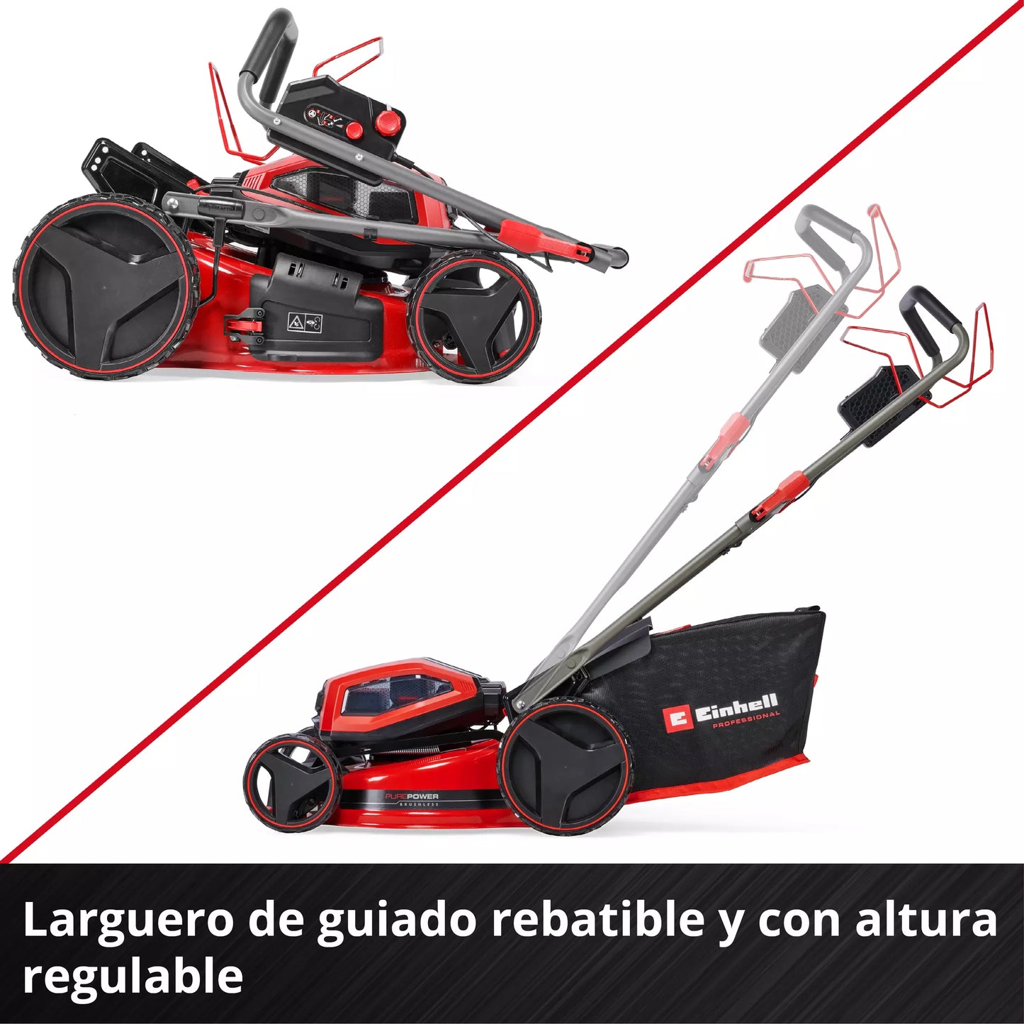 Cortador de relva a bateria com 4bat 4,0Ah + 2 carregadores duplos GP-CM 36/47 S Li BL Einhell
