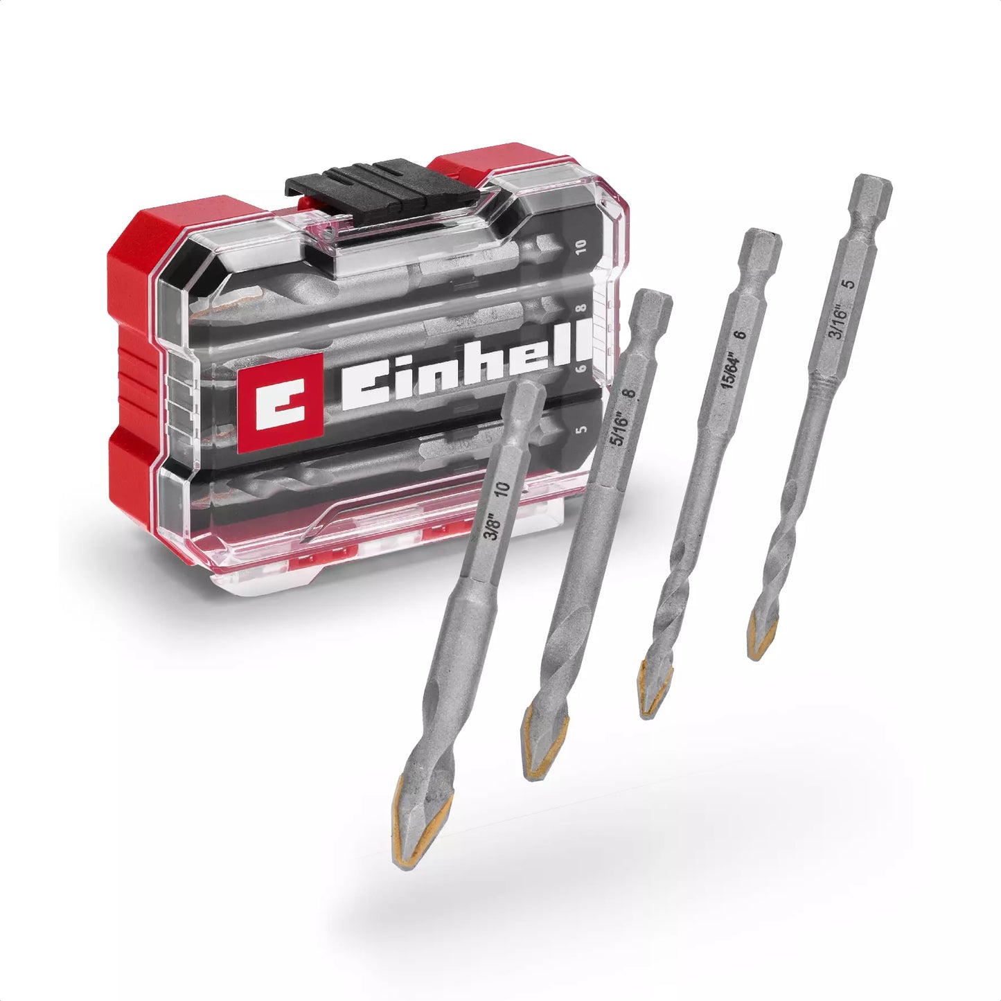 Conjunto de brocas para porcelanato Einhell 4pcs XS-CASE 49051404