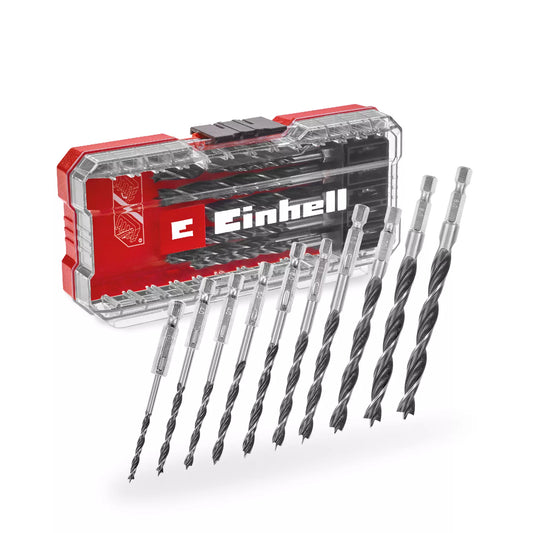 Conjunto de brocas para madeira Einhell S-CASE LS 10pcs 49108733