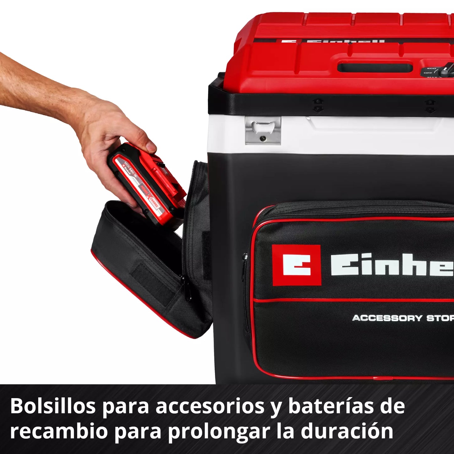 Geleira portátil a pilhas Einhell 18V TE-COL 18/27