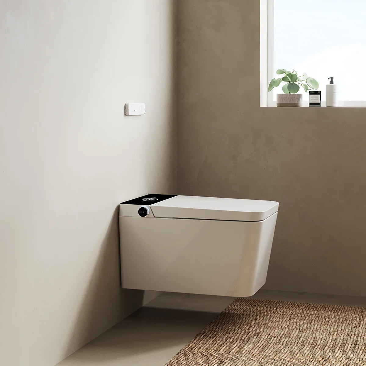 Sanita japonesa Mizubath com limpeza inteligente Mizubath Island Wall-Hung