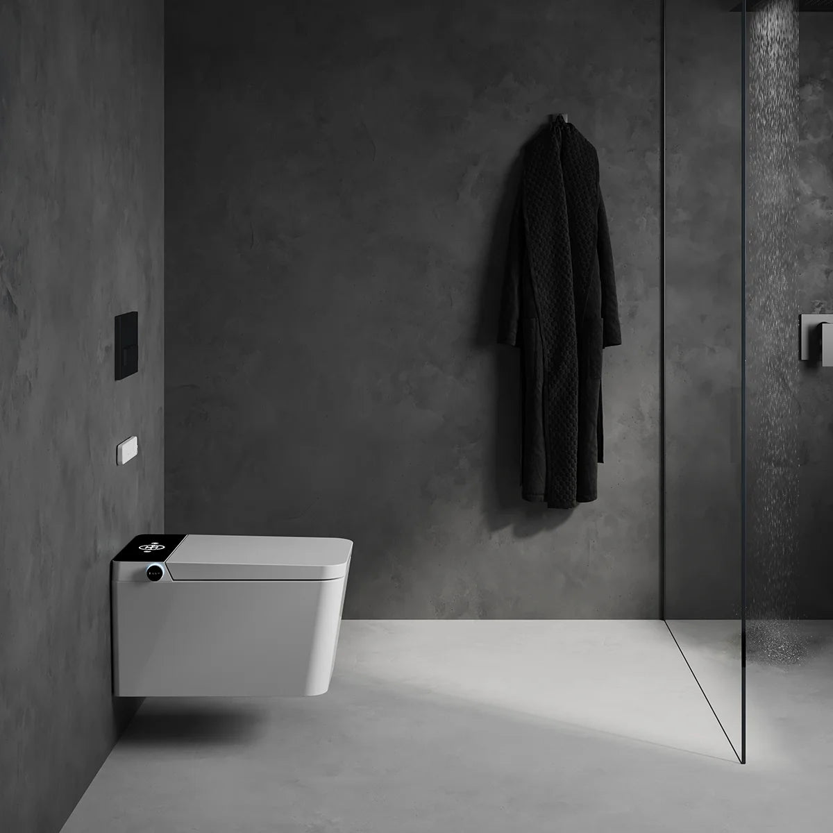 Sanita japonesa Mizubath com limpeza inteligente Mizubath Island Wall-Hung