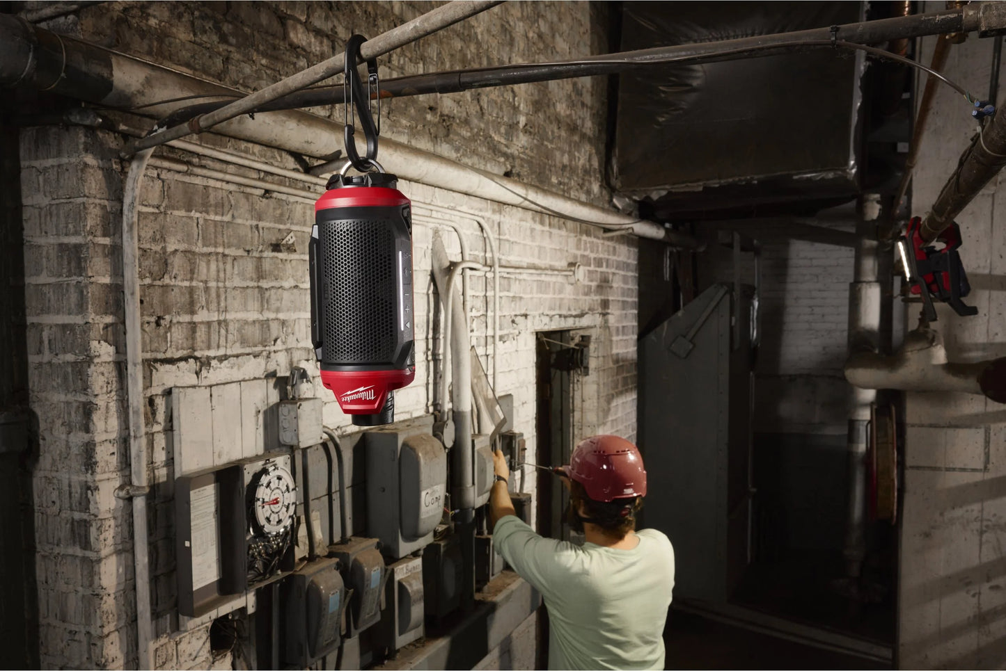 Coluna M12 com Bluetooth compatível com Packout Milwaukee M12 SPEJSG2-0