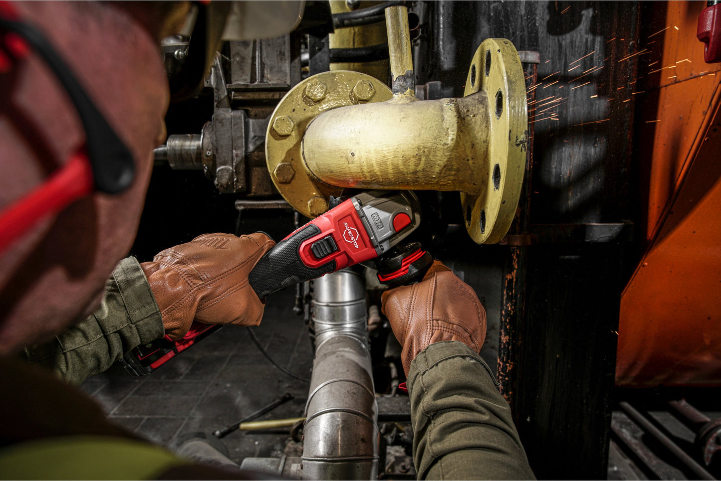Rebarbadora Fuel ONE-KEY M18 de 125 mm com mala Milwaukee M18 ONEFSAG125XB-0X