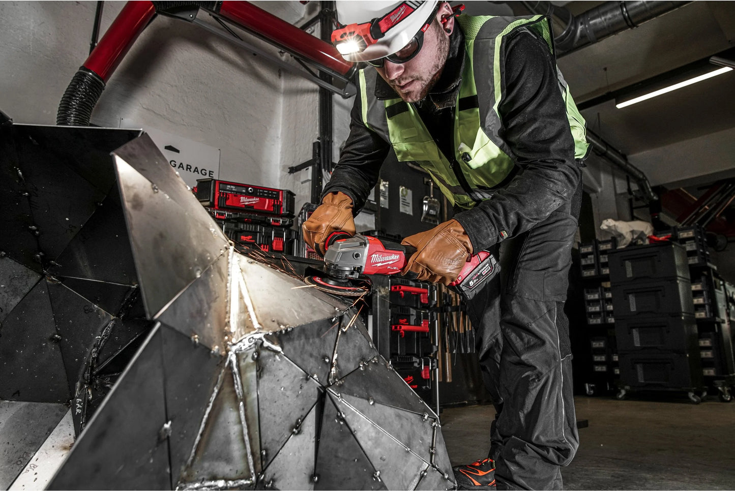 Rebarbadora Fuel ONE-KEY M18 de 125 mm com mala Milwaukee M18 ONEFSAG125XPDB-0X