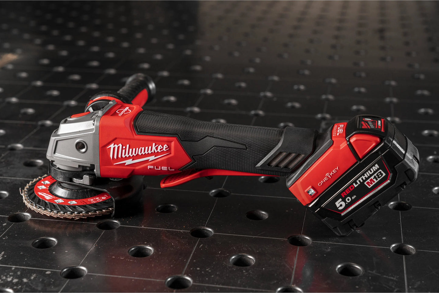 Rebarbadora Fuel ONE-KEY M18 de 125 mm com mala Milwaukee M18 ONEFSAG125XPDB-0X