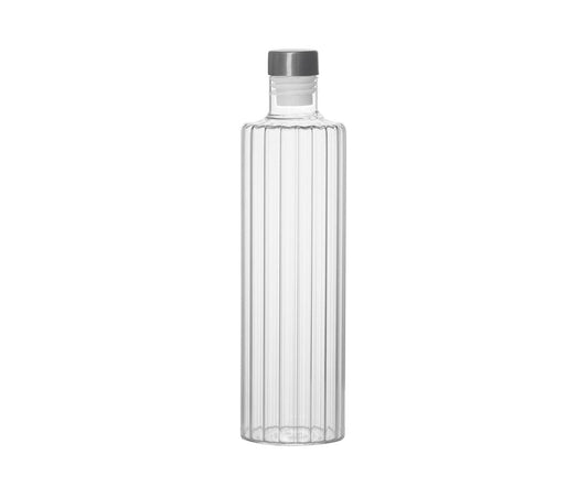 Garrafa de vidro com tampa de aço inoxidável 1L Andrea House