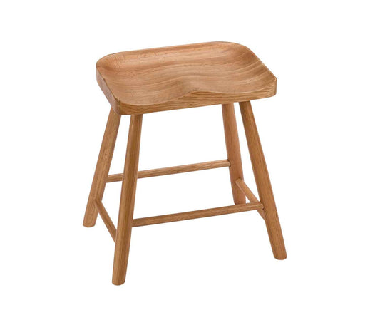 Banqueta de madeira de carvalho Andrea House
