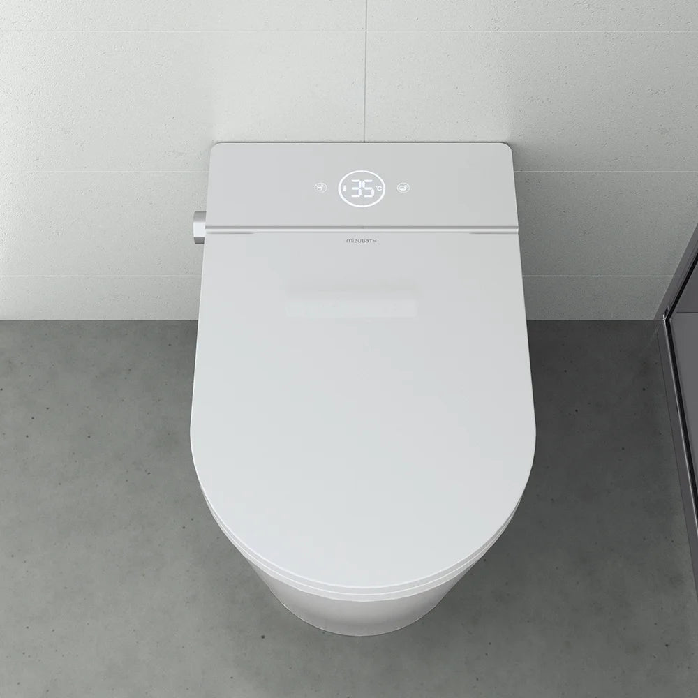 Sanita japonesa com limpeza inteligente Mizubath Rada Suelo Branco
