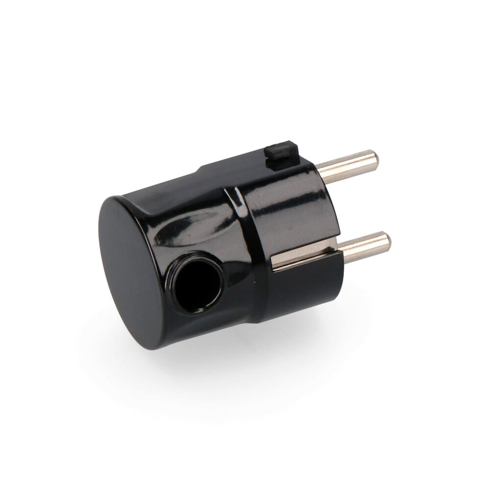 Pino tipo F, 4,8 mm, 16 A, T/TL, preto, EDM, R40005