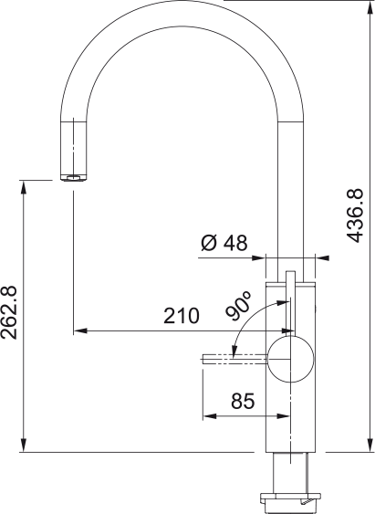 Mythos Water Hub All In One Franke 160.0708.955 Torneira de cozinha multifuncional